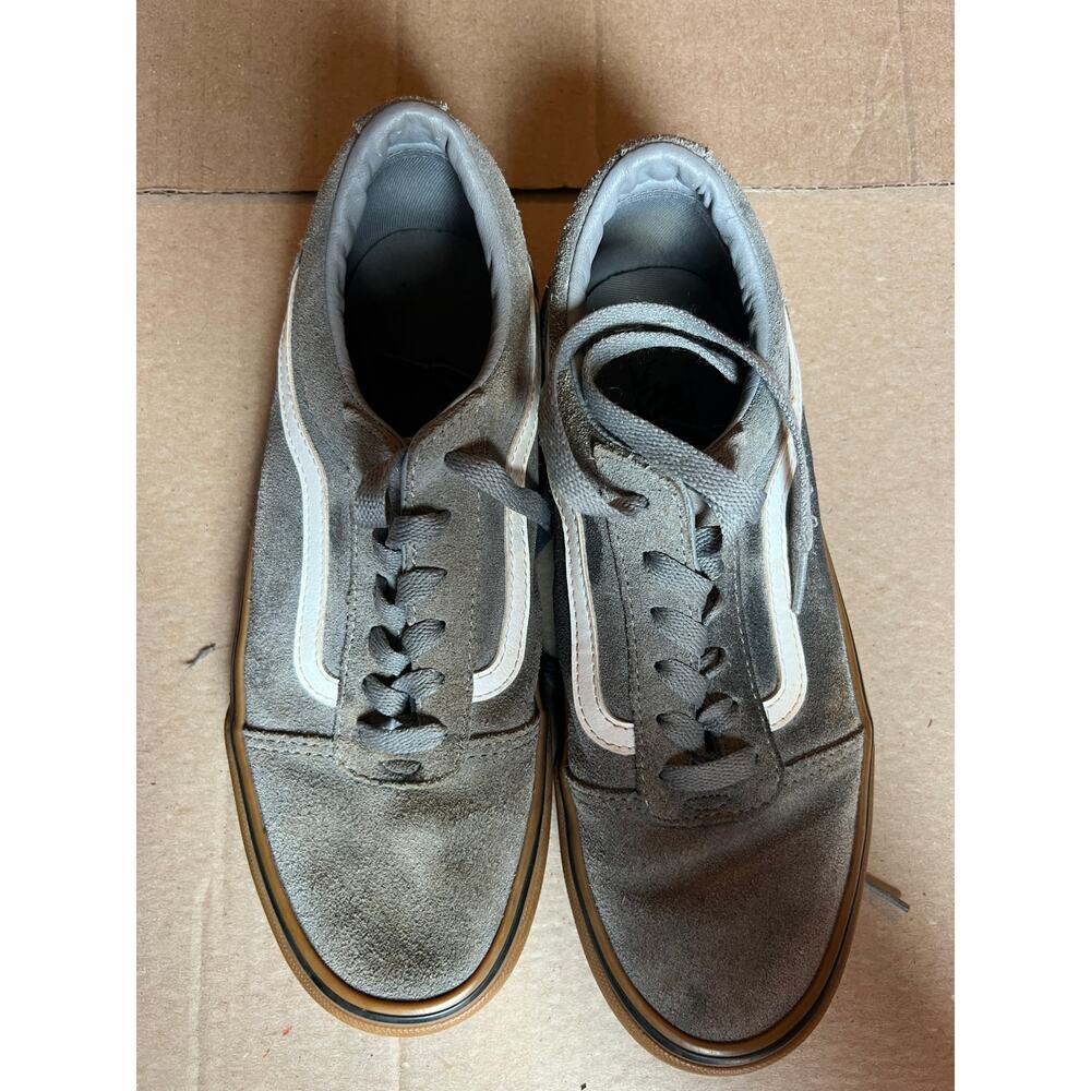 Vans Old Skool Frost Grey suede sneaker sz 7 - Picture 4 of 7